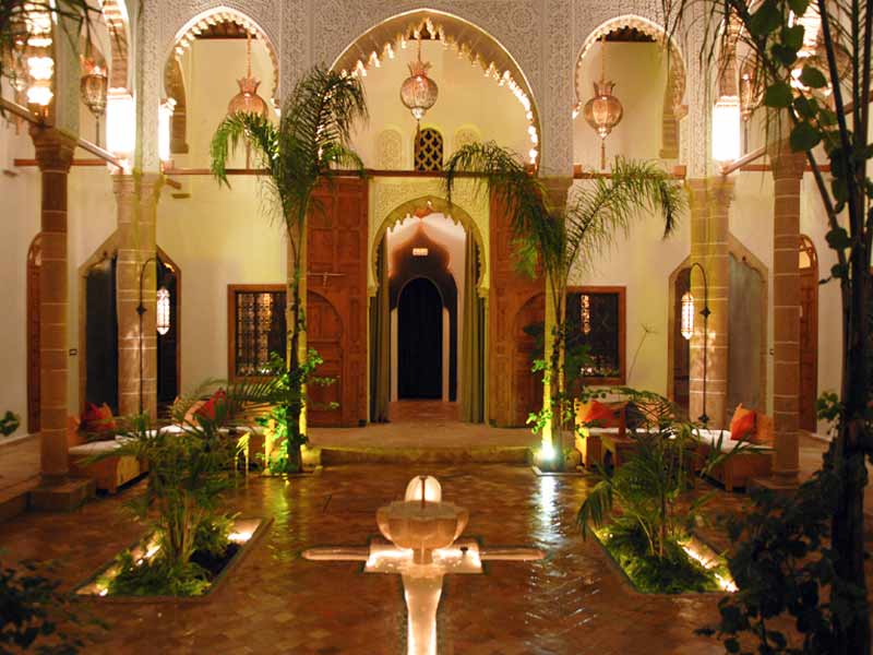 Courtyard at Night